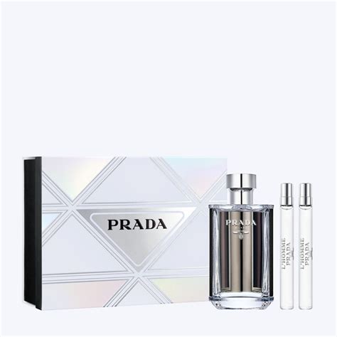 prada black gift set|prada l'homme gift set.